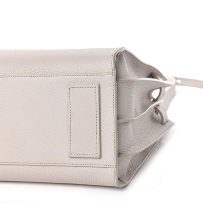 Saint Laurent Grained Calfskin Small Supple Sac De Jour Souris 9 of 13
