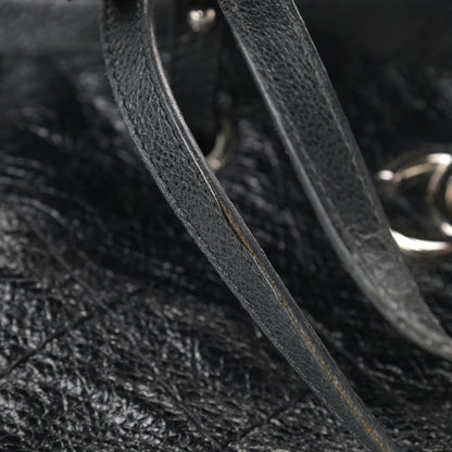 Chanel Glazed Calfskin Large On The Road Tote Black 12 of 12
