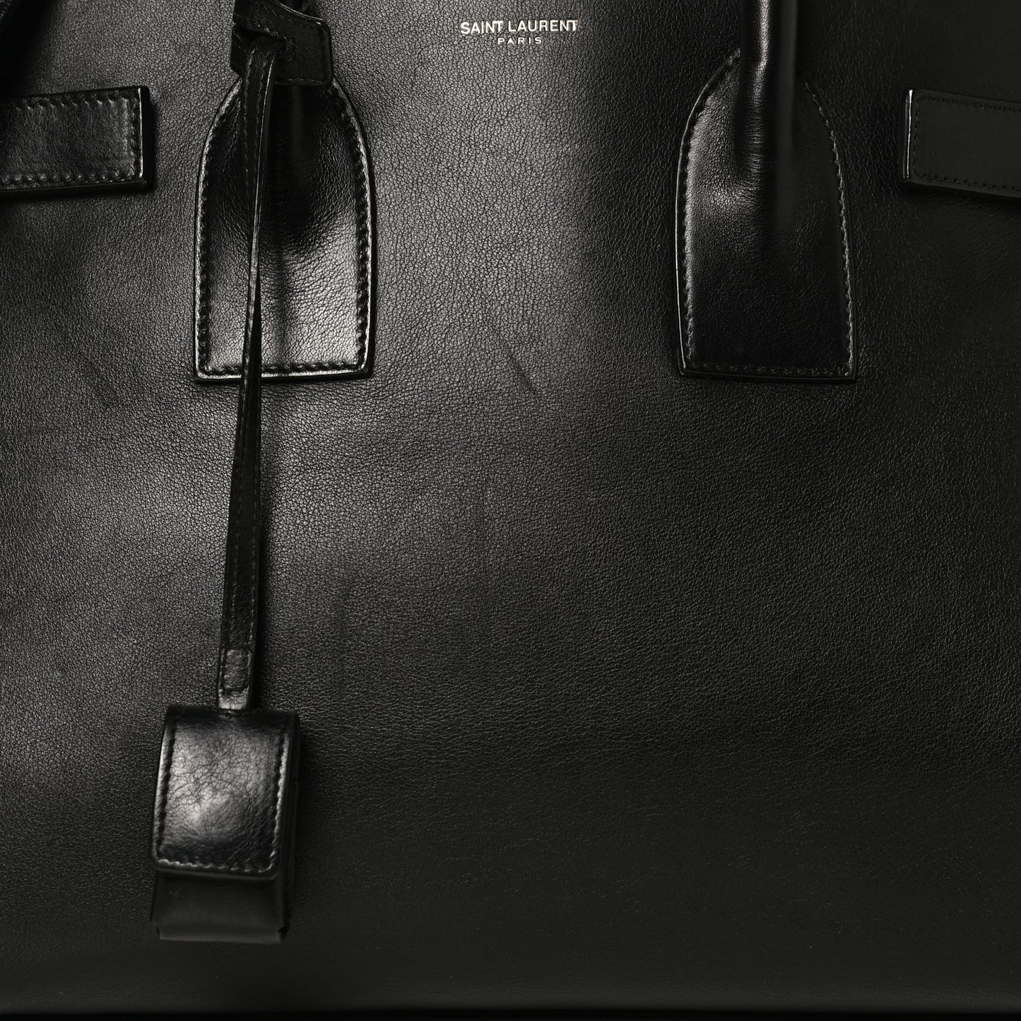 Calfskin Small Sac De Jour Black