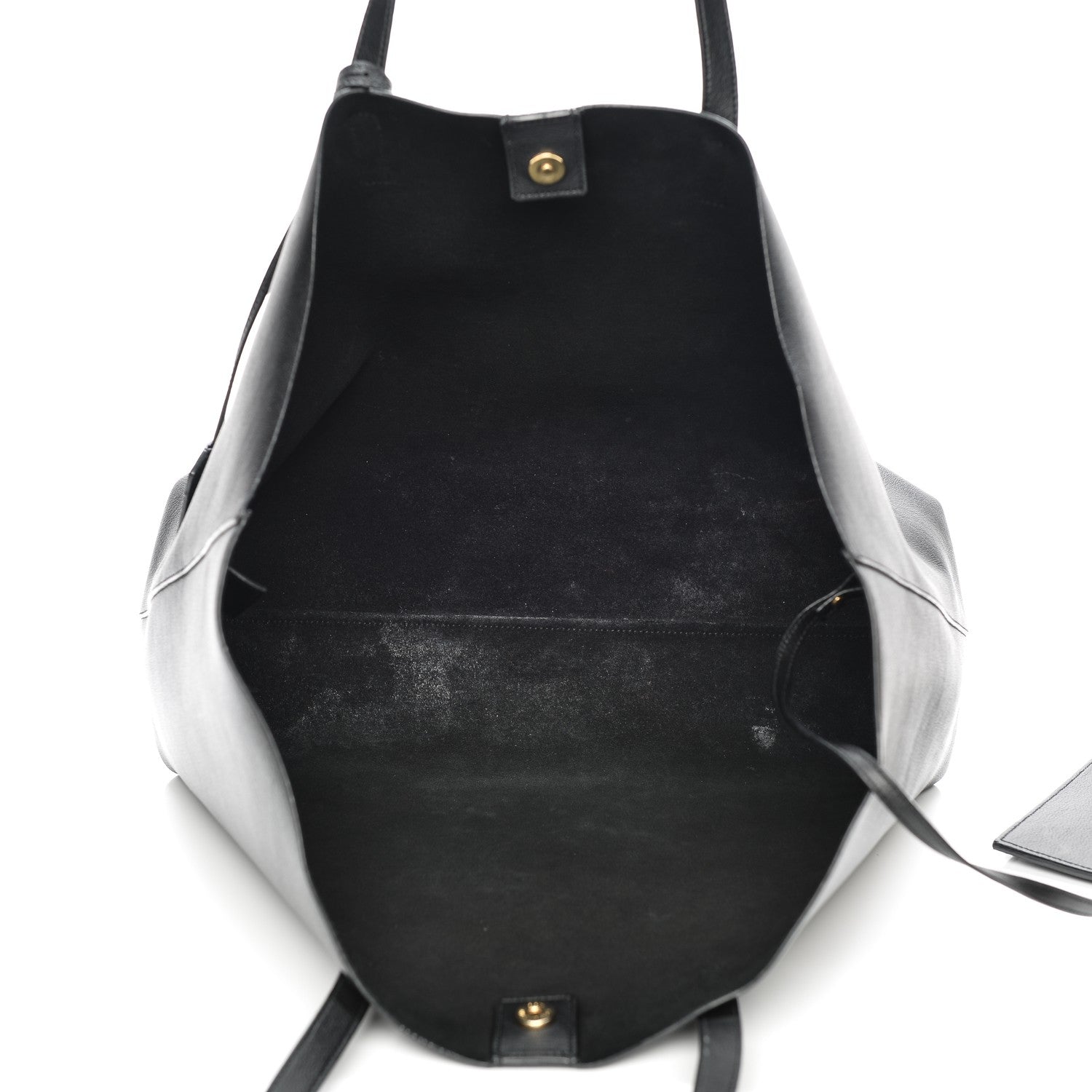 Saint Laurent Calfskin Large Shopping Tote Black 6 of 12