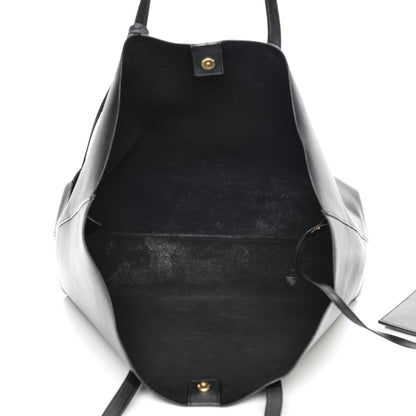 Saint Laurent Calfskin Large Shopping Tote Black 6 of 12