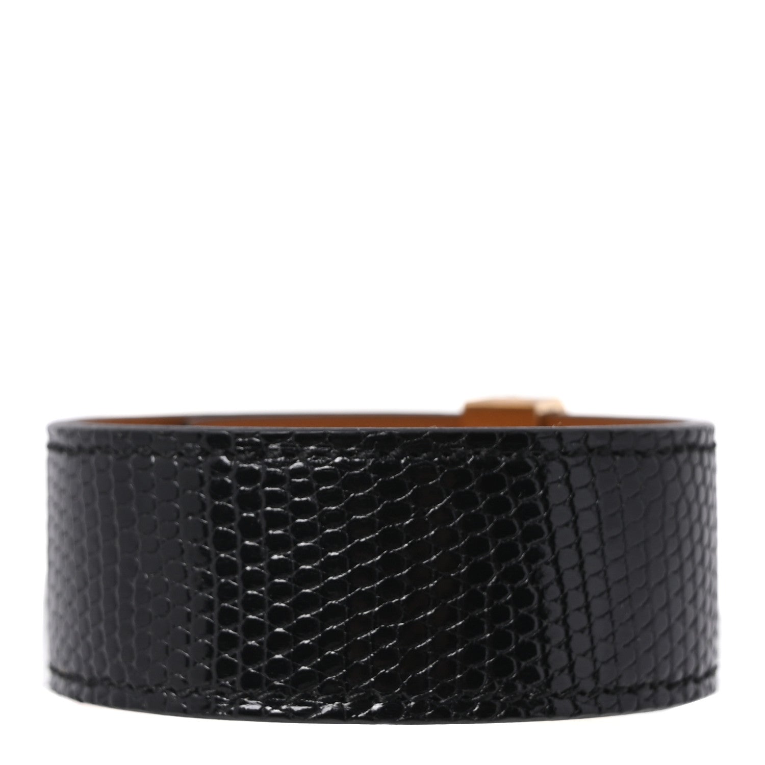 Hermes Lizard Collier de Chien CDC 24 Bracelet T3 Black 3 of 6