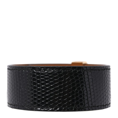 Hermes Lizard Collier de Chien CDC 24 Bracelet T3 Black 3 of 6