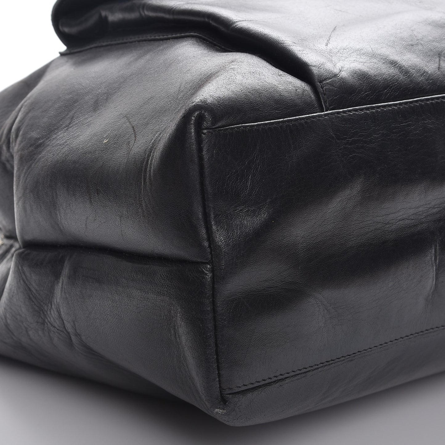 Lambskin Shoulder Bag Black