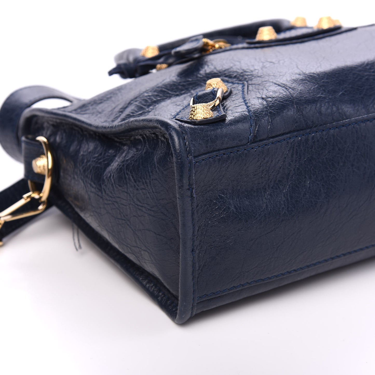 Agneau Giant 12 Gold Hardware S City Bleu Obscur