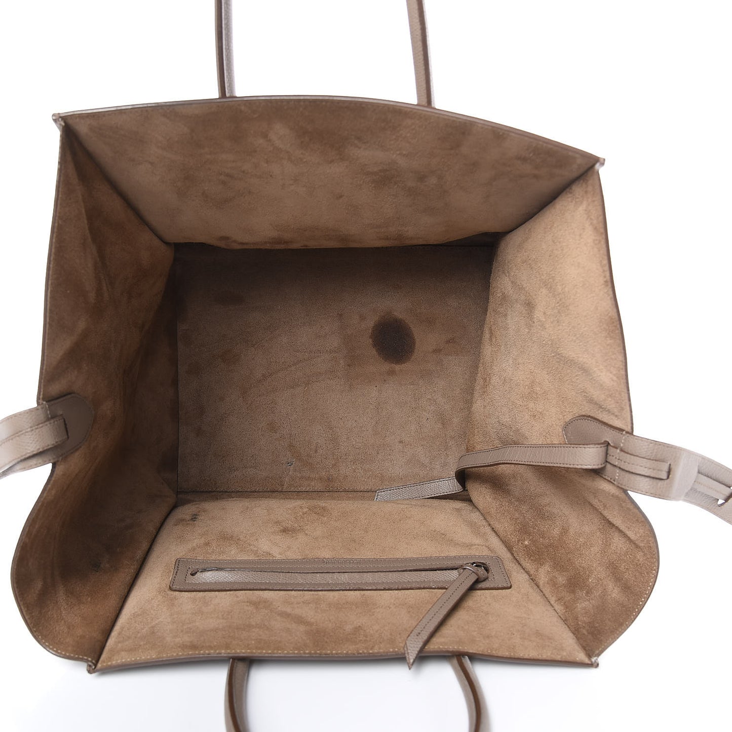 Grained Calfskin Medium Phantom Luggage Taupe