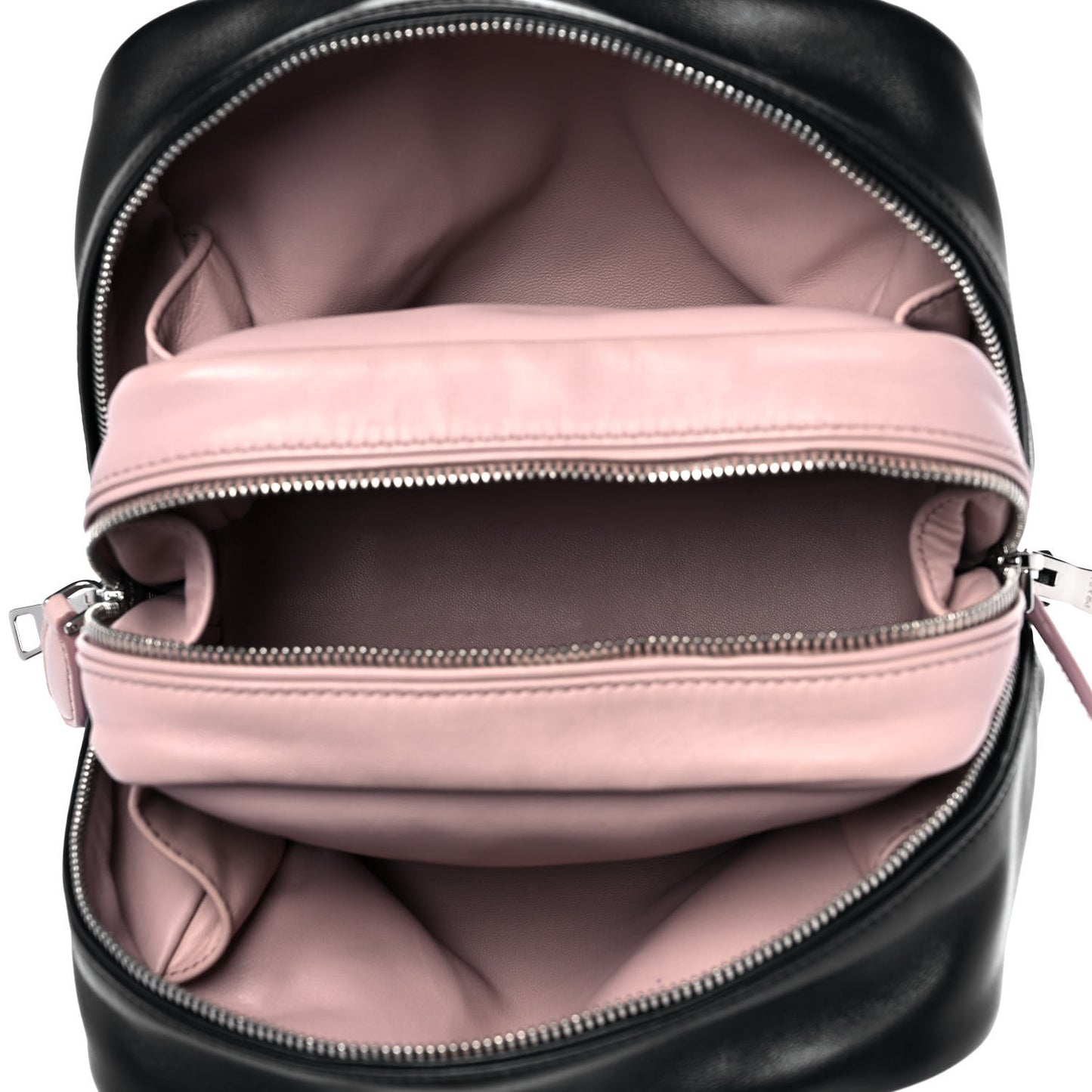 Soft Calf Small Inside Tote Black Mughetto