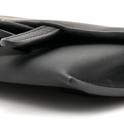 Christian Dior Ultra Matte Calfskin Nano Saddle Chain Pouch Black 8 of 10