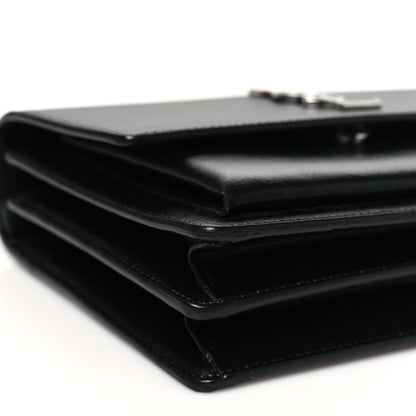 Saint Laurent Calfskin Medium Monogram Sunset Black 8 of 9