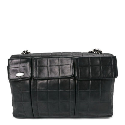 Chanel Lambskin Square Stitched Reissue Multi Pocket Flap Black 13 of 13