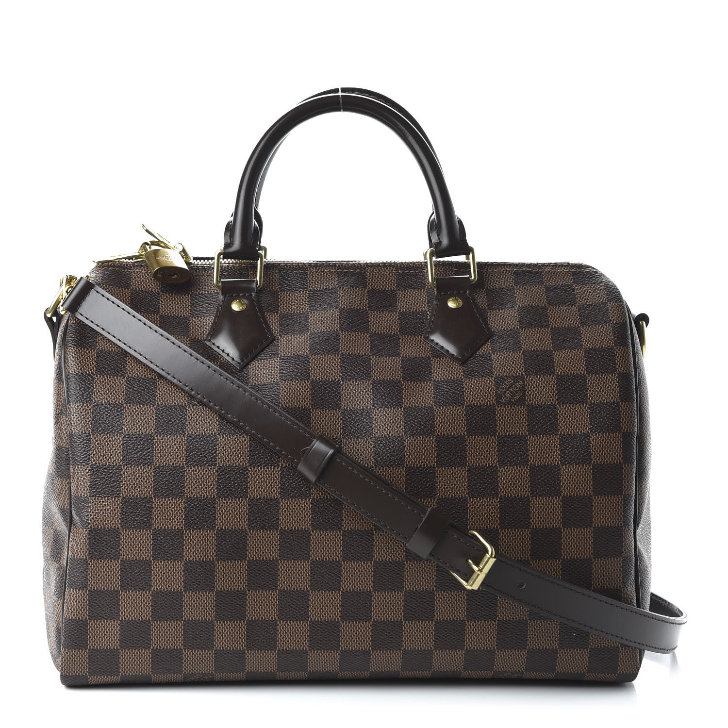 Louis Vuitton Damier Ebene Speedy Bandouliere 30 1 of 10