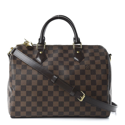 Louis Vuitton Damier Ebene Speedy Bandouliere 30 1 of 10