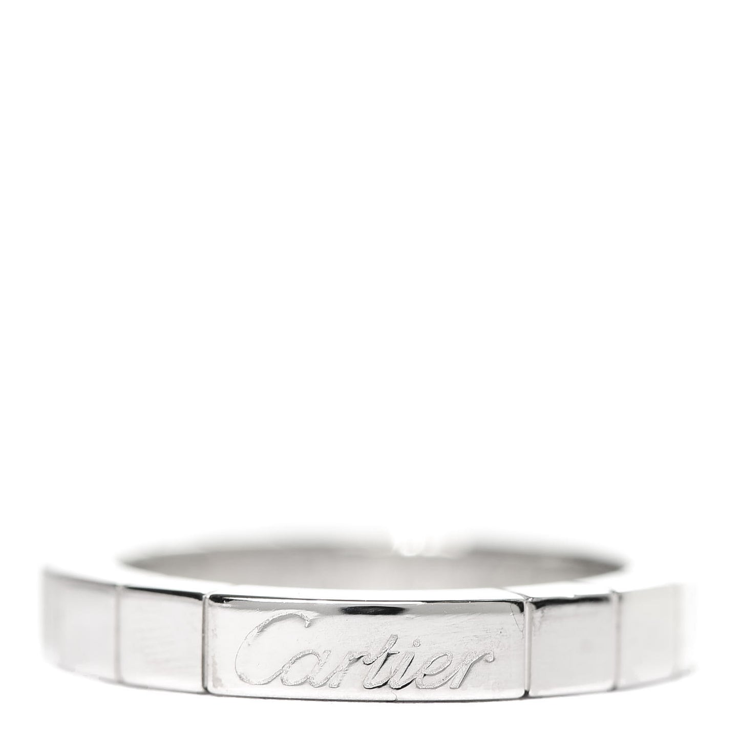 18K White Gold Lanieres Ring 48 4.5