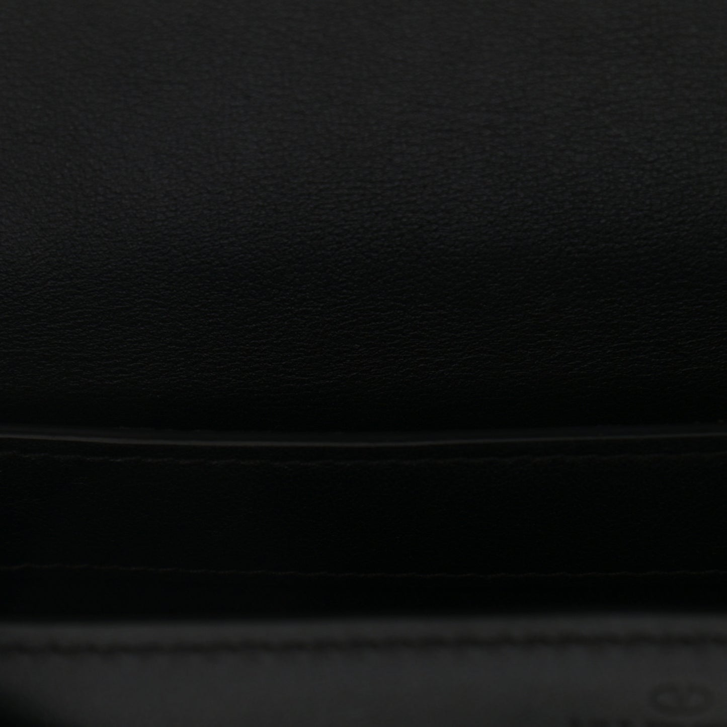 Vitello Monochrome Rockstud Flip Lock Bag Black
