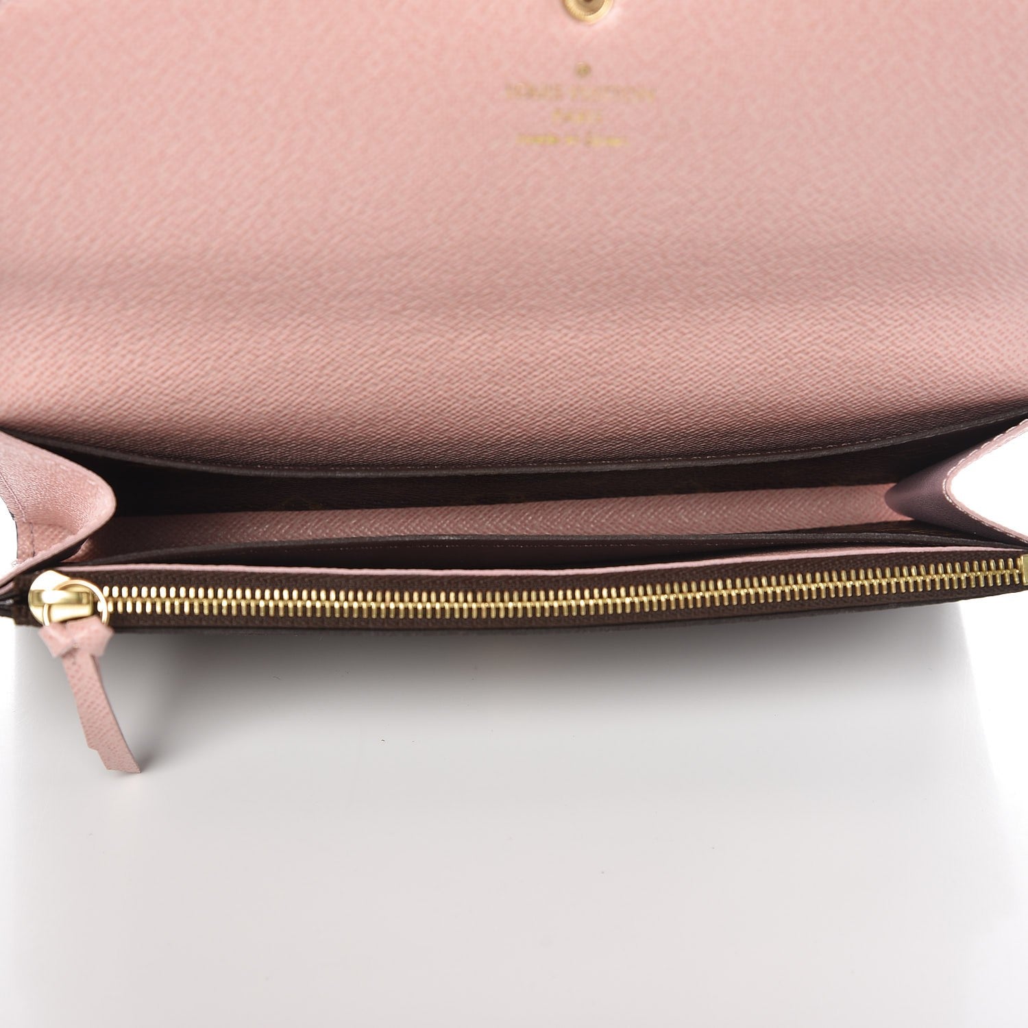 Louis Vuitton Monogram Emilie Wallet Rose Ballerine 5 of 6