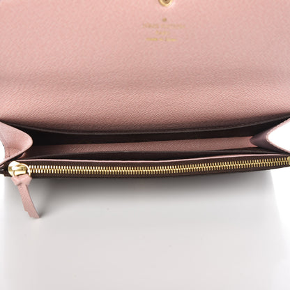 Louis Vuitton Monogram Emilie Wallet Rose Ballerine 5 of 6