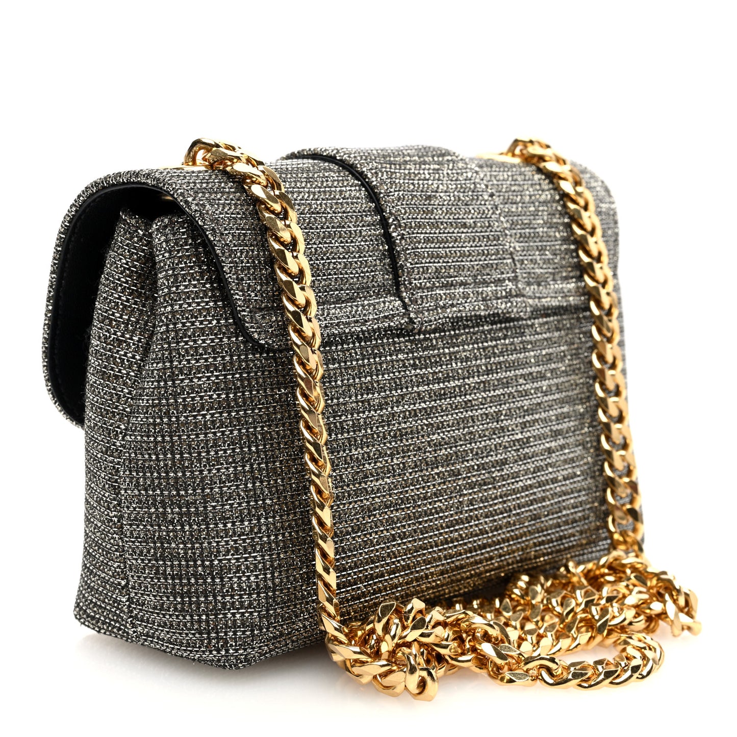 Glitter Textile Teen Victoire Bag Gold
