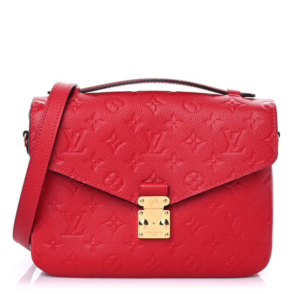 Louis Vuitton Empreinte Pochette Metis Scarlet 1 of 8