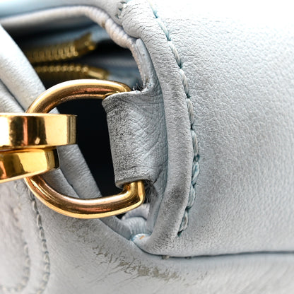 Louis Vuitton Calfskin Bubblegram Wallet On Strap Ice Blue 12 of 14