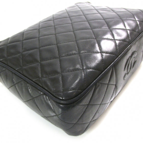 Lambskin Camera Case Black