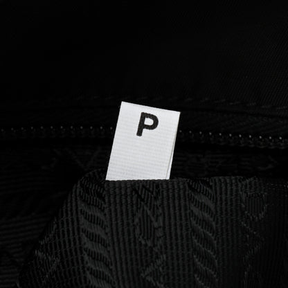 Prada Tessuto Nylon Saffiano Messenger Satchel Black 7 of 11