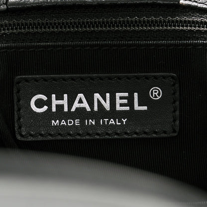 Chanel Calfskin Cerf Executive Shopper Tote Black 6 of 7