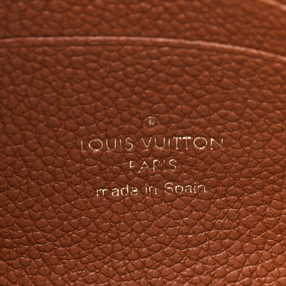 Louis Vuitton Empreinte Monogram Giant Double Zip Pochette Caramel 6 of 9
