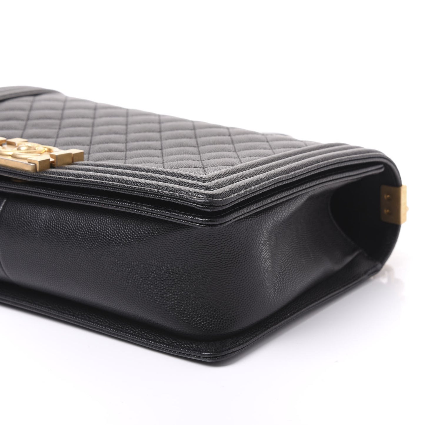 Caviar Quilted New Medium Boy Flap Black