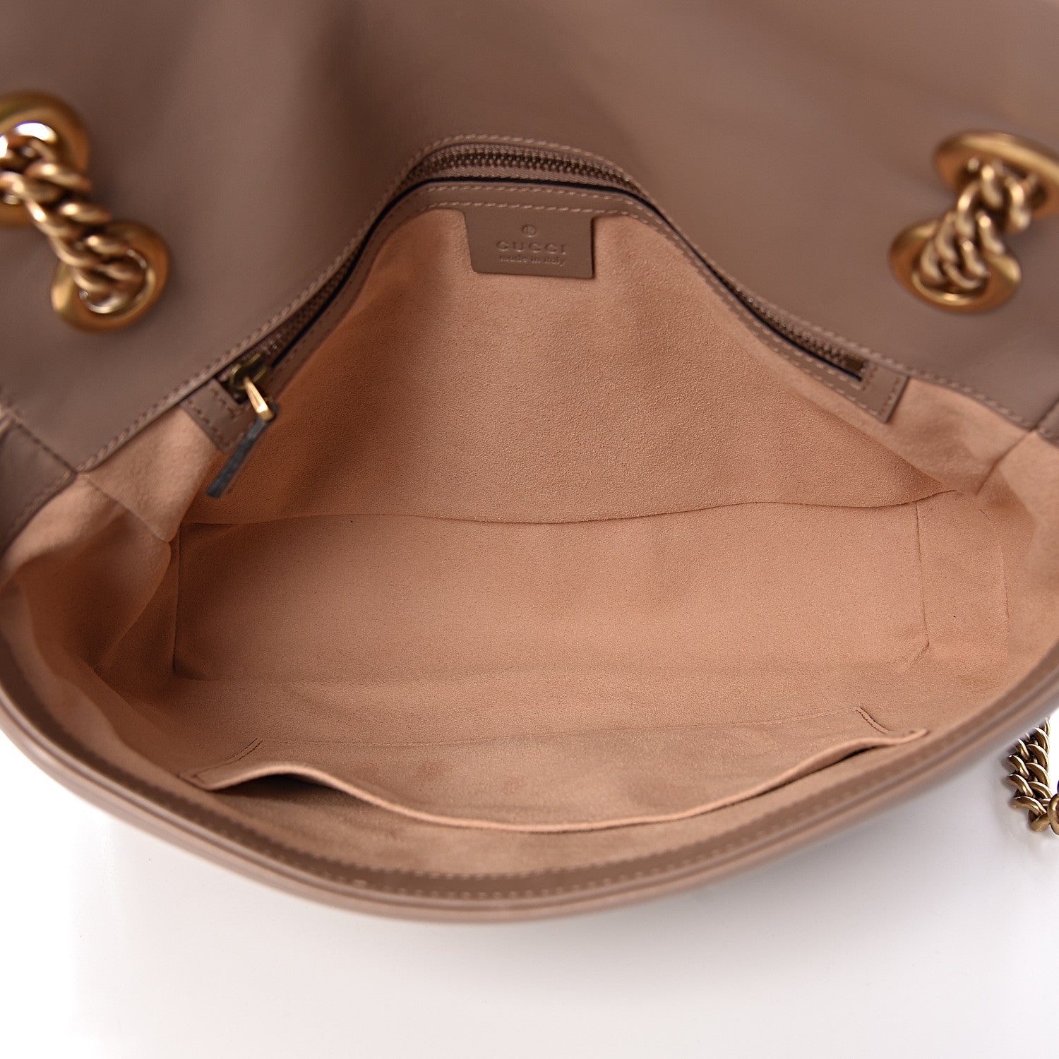 Gucci Calfskin Matelasse Medium GG Marmont Shoulder Bag Porcelain Rose 5 of 11