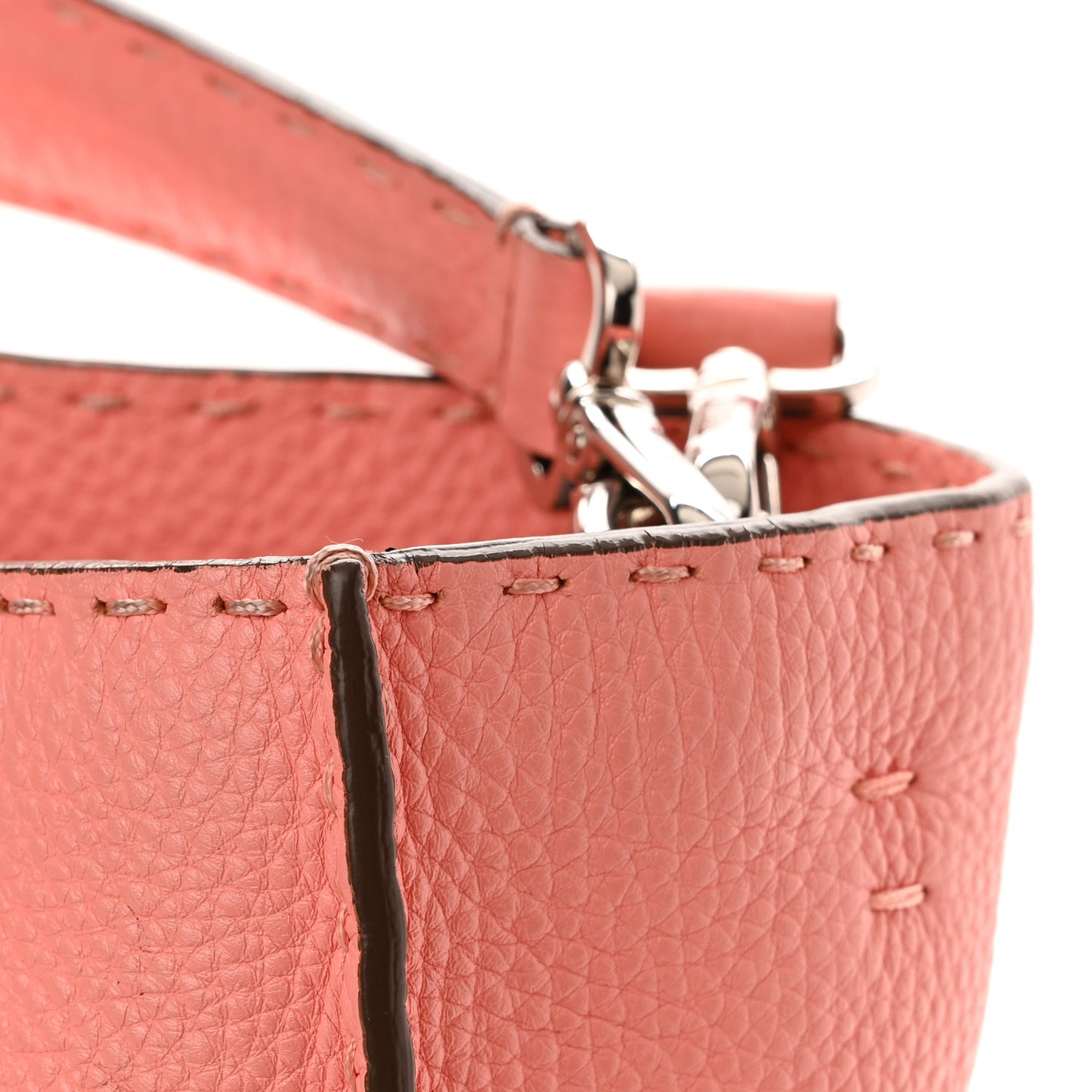 Cuoio Romano Selleria Small Anna Bucket Bag Pesca