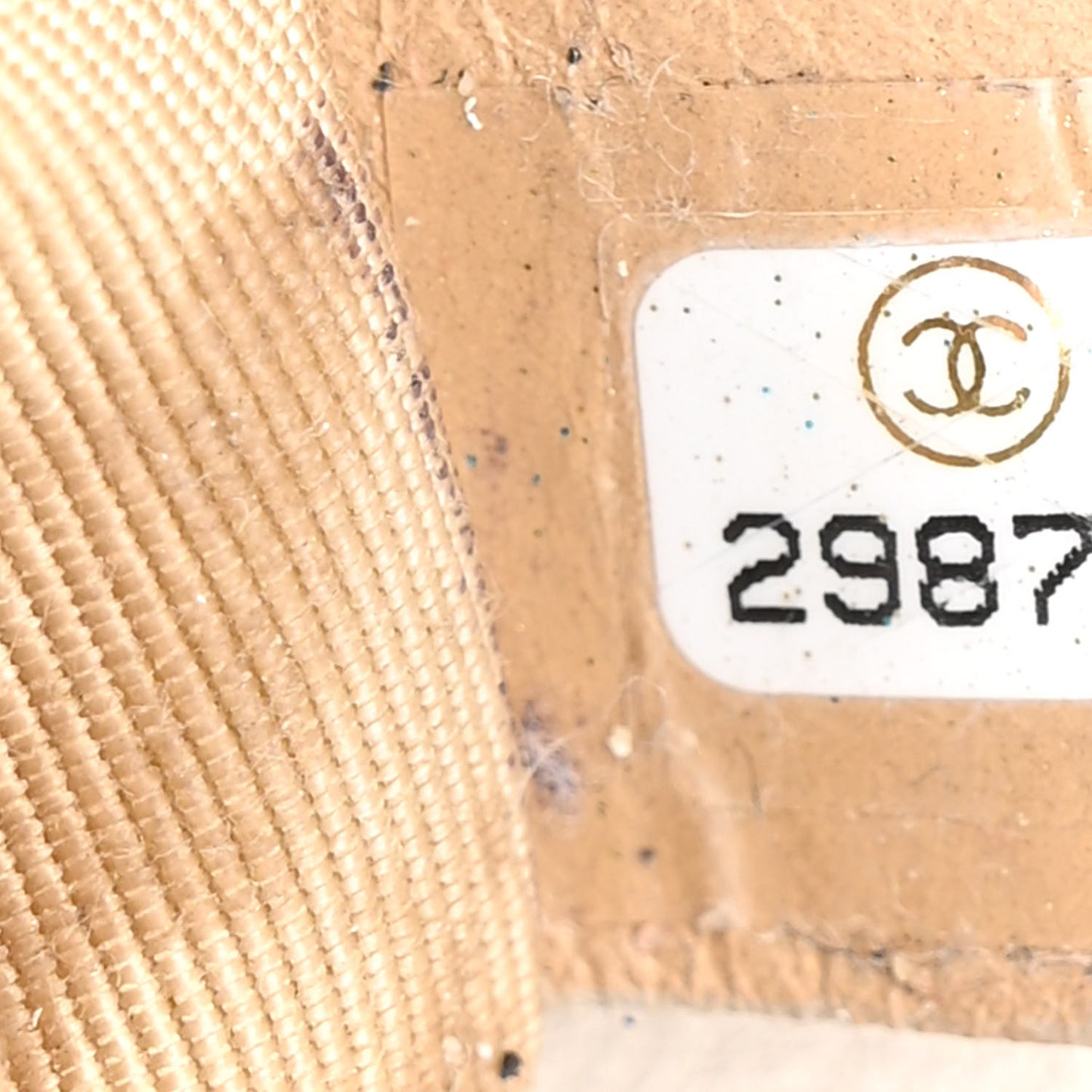 Calfskin Quilted Small Enchained Flap White