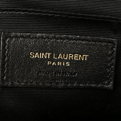 Saint Laurent Calfskin Matelasse Monogram Lou Camera Bag Greyish Brown 6 of 10
