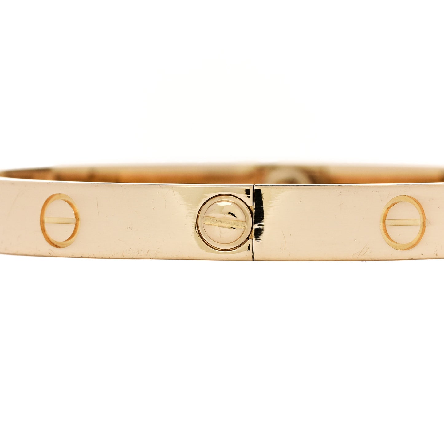 18K Yellow Gold LOVE Bracelet 17