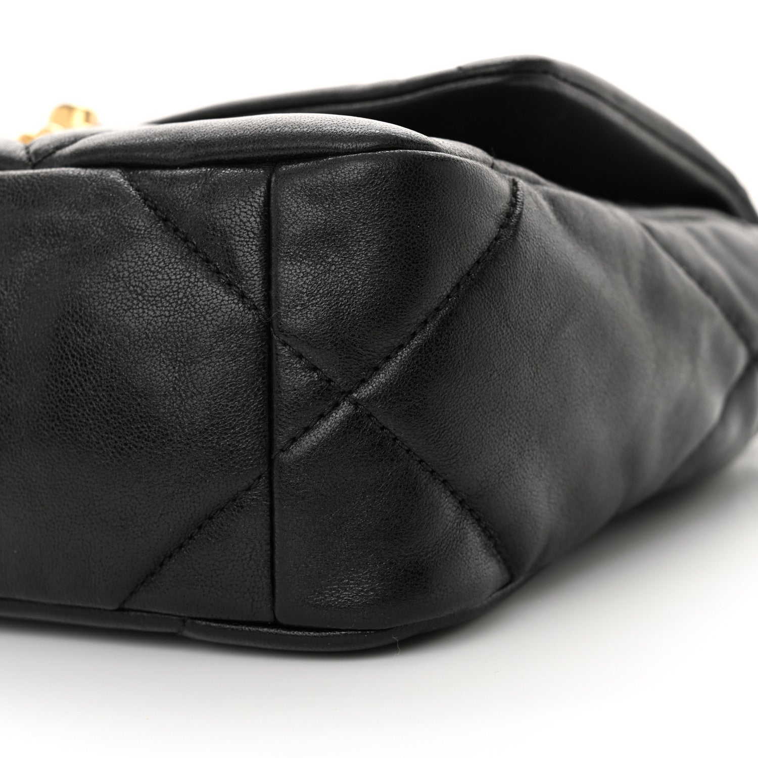 Chanel Lambskin Quilted Medium Chanel 19 Flap Black 10 of 11