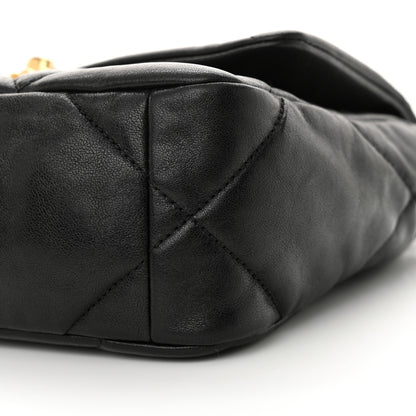 Chanel Lambskin Quilted Medium Chanel 19 Flap Black 10 of 11