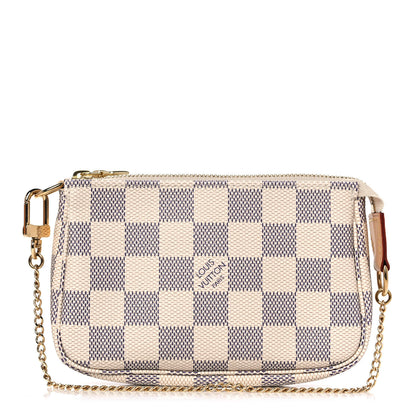 Louis Vuitton Damier Azur Mini Pochette Accessories 1 of 10