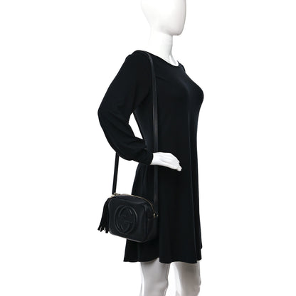 Gucci Pebbled Calfskin Small Soho Disco Bag Black 2 of 13