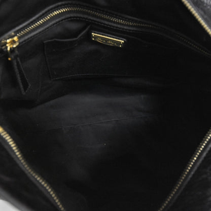 Miu Miu Leather Vitello Lux Bow Bag Black 8 of 9