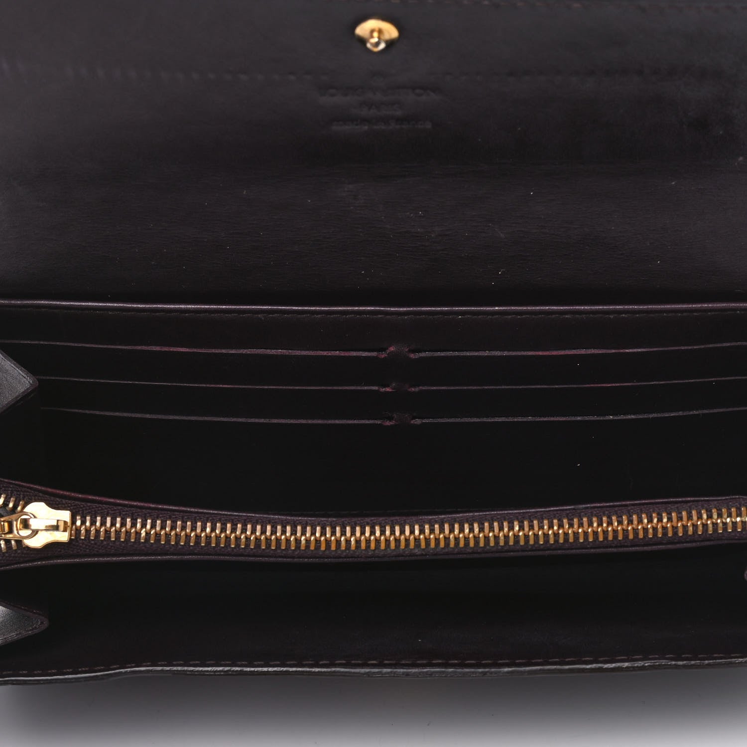Louis Vuitton Vernis Sarah Wallet Rouge Fauviste 4 of 5