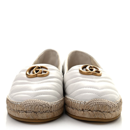 Gucci Nappa Matelasse GG Marmont Espadrilles 40 Great White 2 of 8