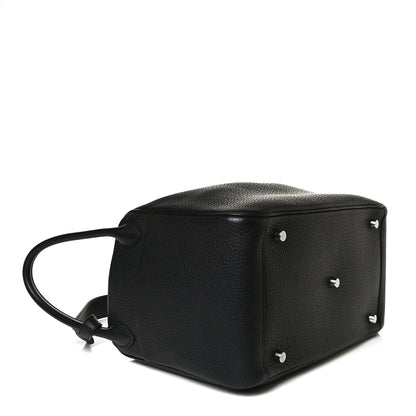 Hermes Taurillon Clemence Lindy 30 Black 4 of 15
