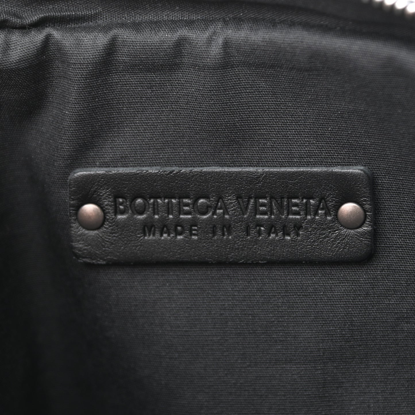 Nappa Intrecciato Messenger Bag Black