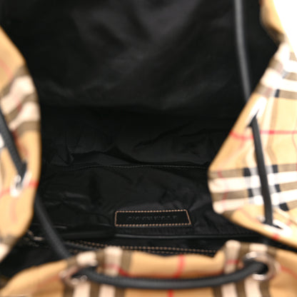 Burberry Nylon Vintage Check Medium Rucksack Backpack Antique Yellow 5 of 16