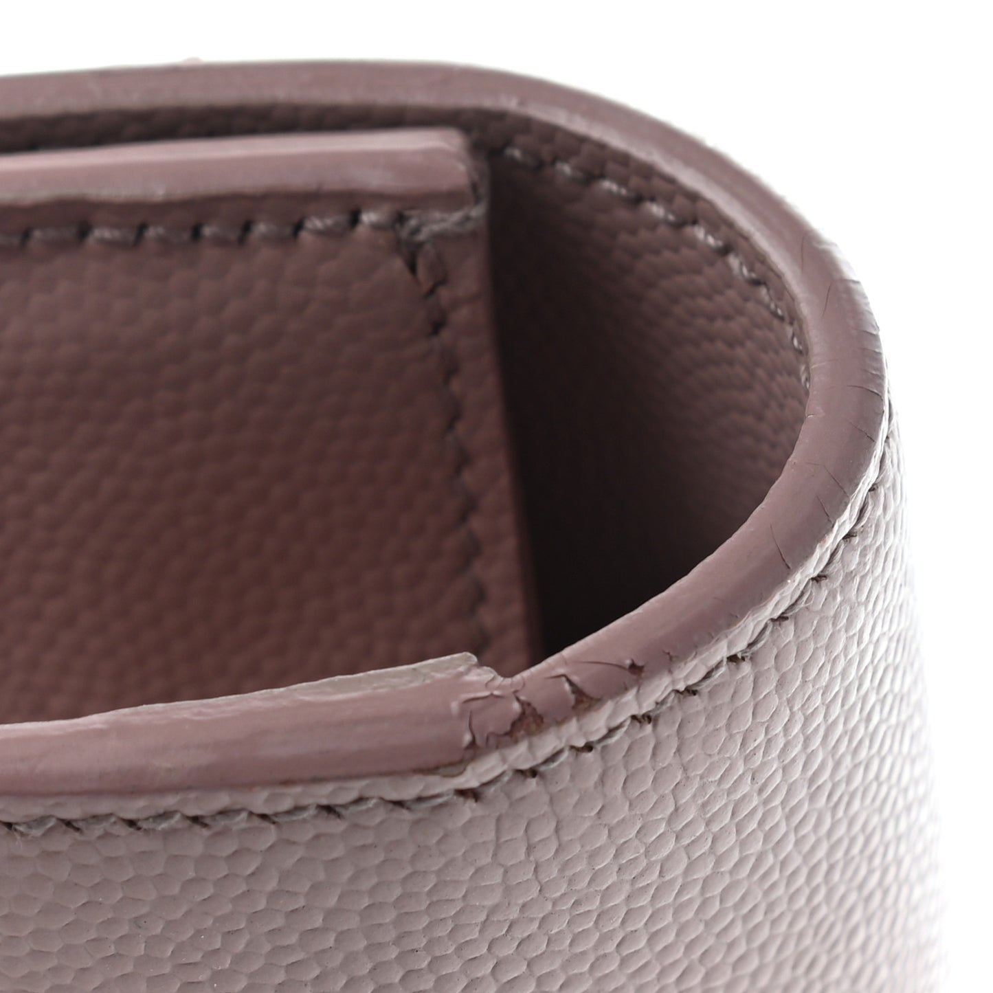Grain De Poudre Classic Kate Monogram Clutch Pale Pink