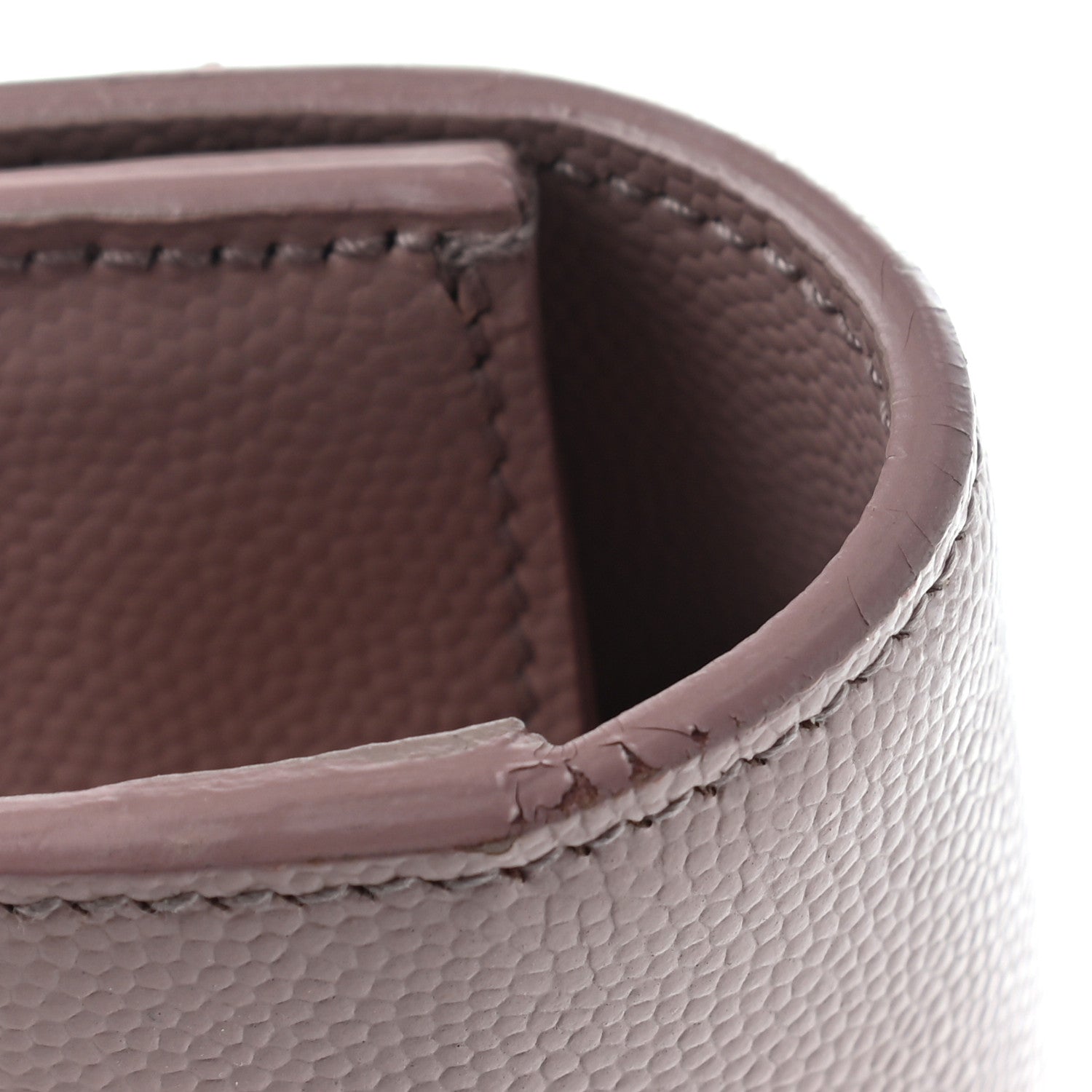 Saint Laurent Grain De Poudre Classic Kate Monogram Clutch Pale Pink 10 of 11