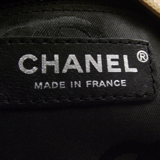 Chanel Calfskin Quilted Large Cambon Bowler Beige Black 9 of 12