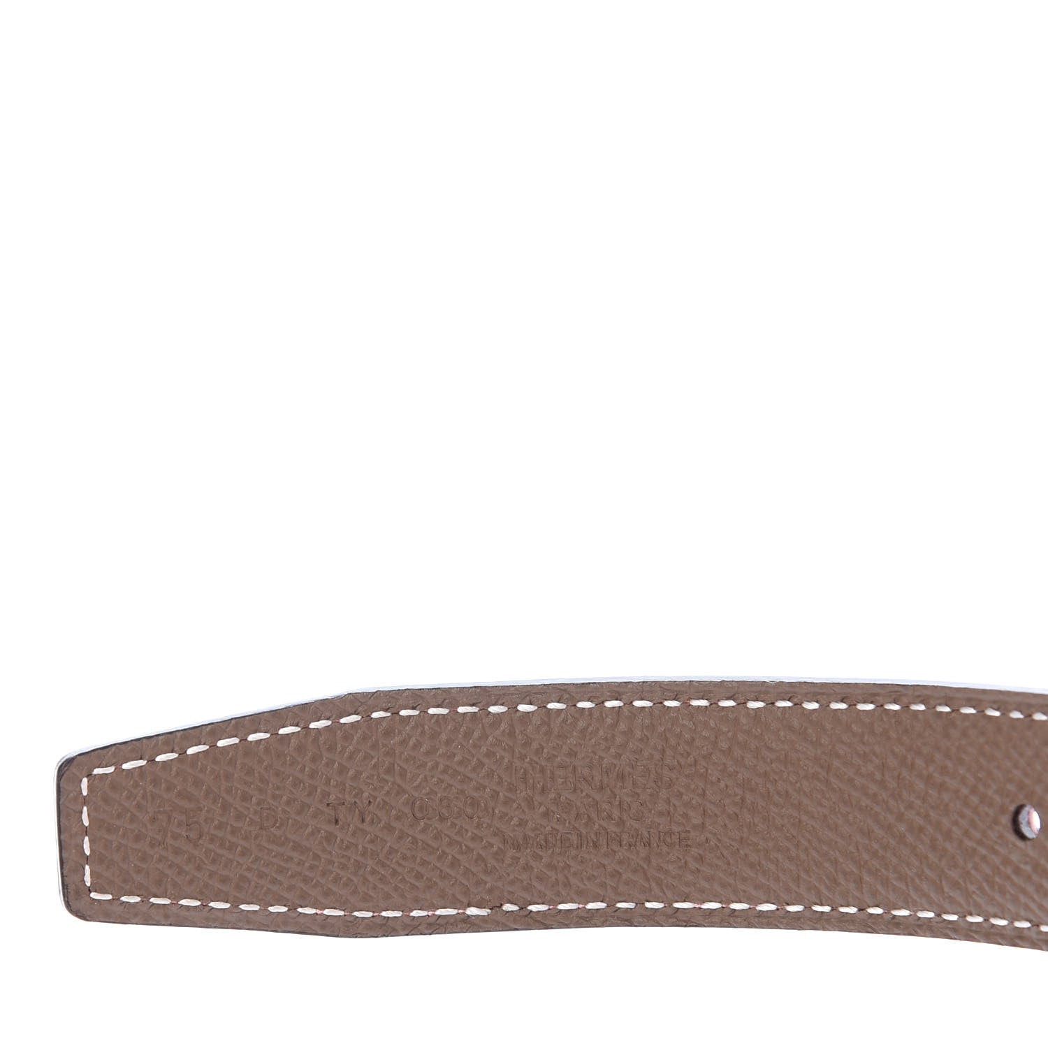 Hermes Swift Epsom 24mm Mini Constance H Belt 75 Etoupe Rose Sakura 3 of 6