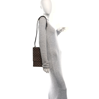 Louis Vuitton Damier Ebene Portobello Travel Shoulder Bag 2 of 9