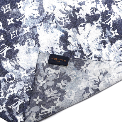 Louis Vuitton Monogram Tapestry Bandana Blue 3 of 3