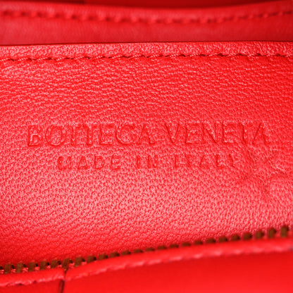 Bottega Veneta Lambskin Maxi Intrecciato Small Brick Cassette Bag Redstone 6 of 11
